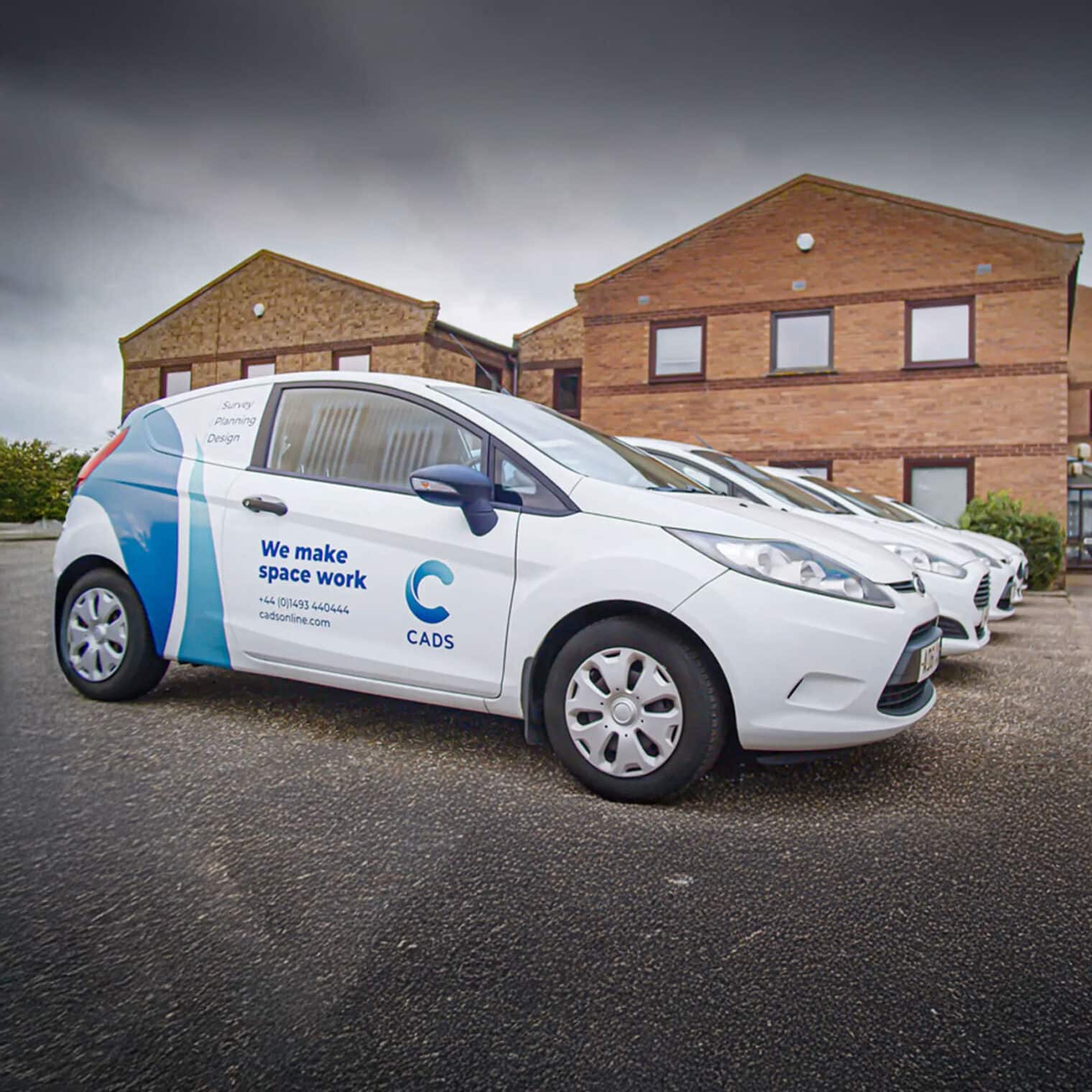 CADS branded vehicle