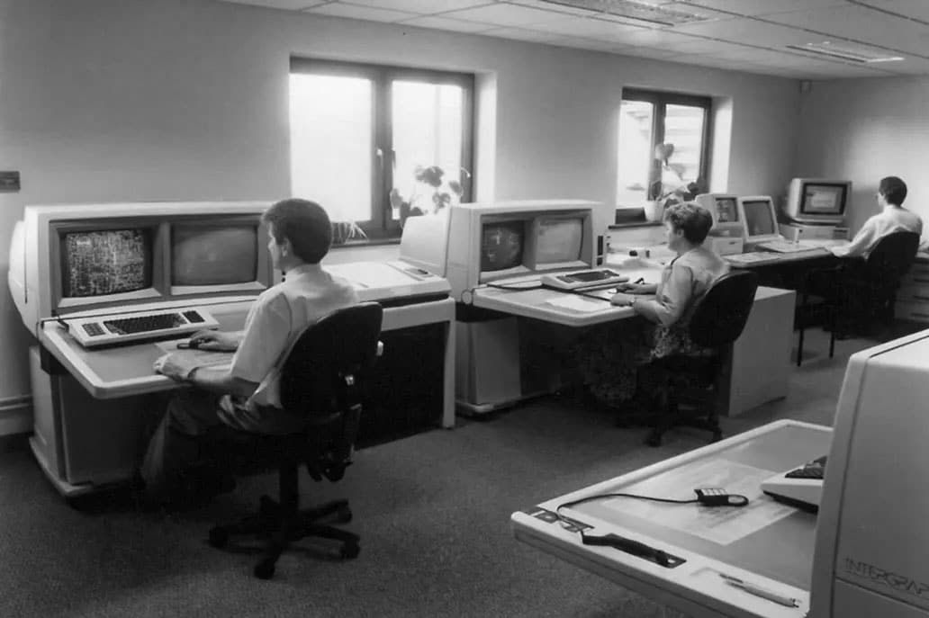 CADS team working in the 1990's