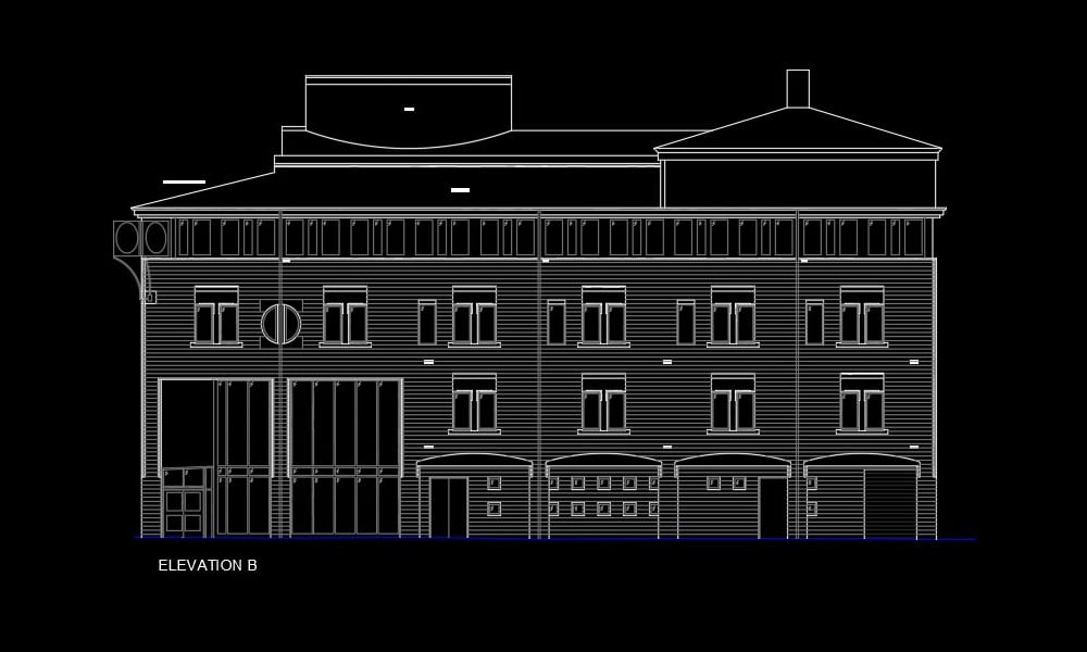 Midlothian House elevation survey