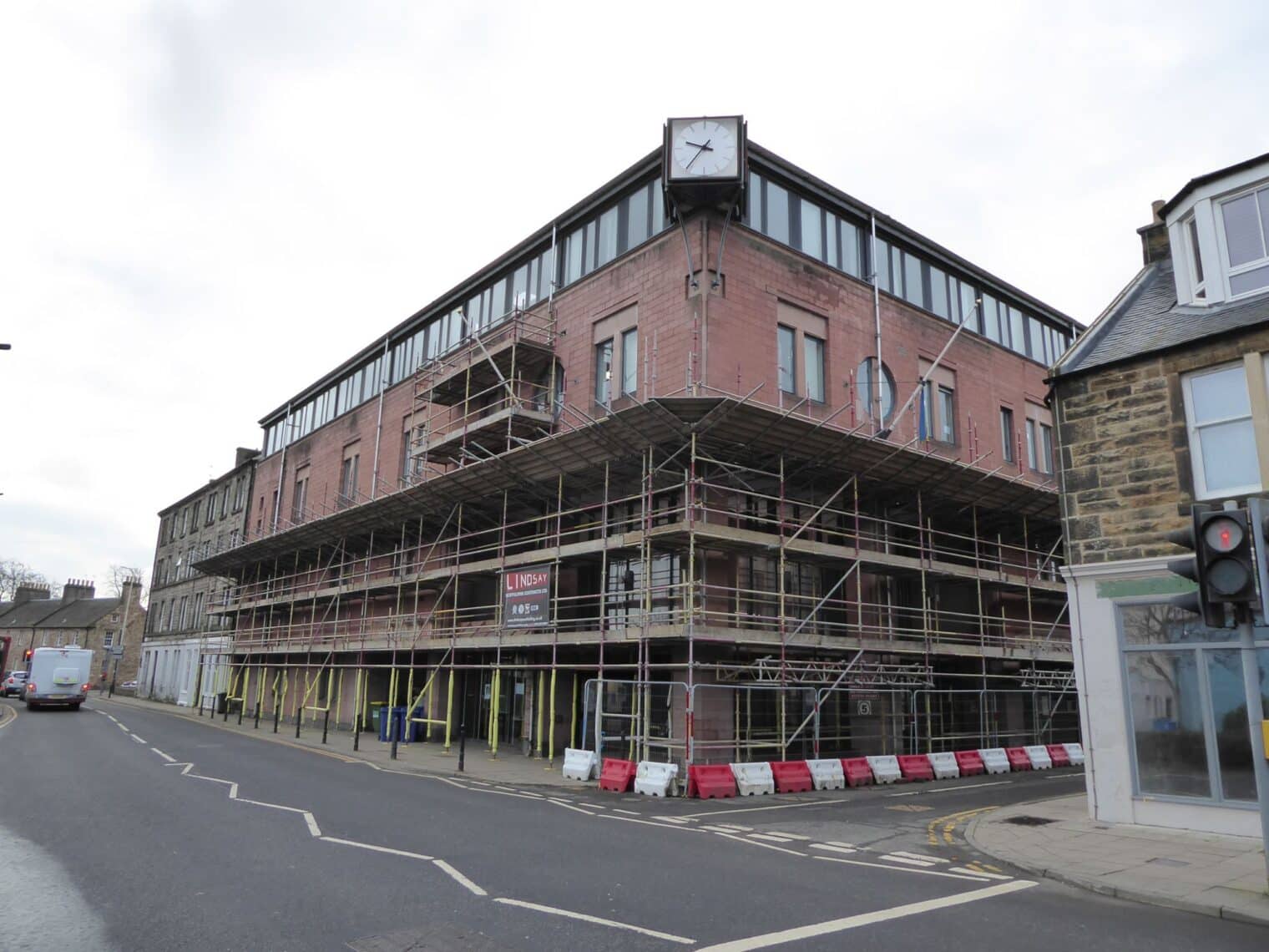 Exterior of a six-storey council building surveyed for town centre regeneration plans