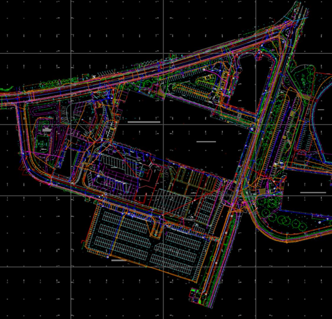 Topographic survey and underground utilities survey for the Western Way redevelopment in Bury St Edmunds
